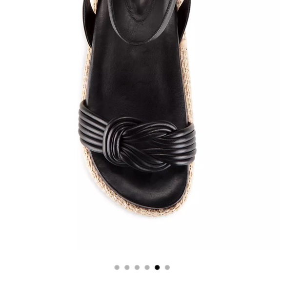 **Host pick** Alexandre Birman black leather espadrilles - Picture 3 of 8